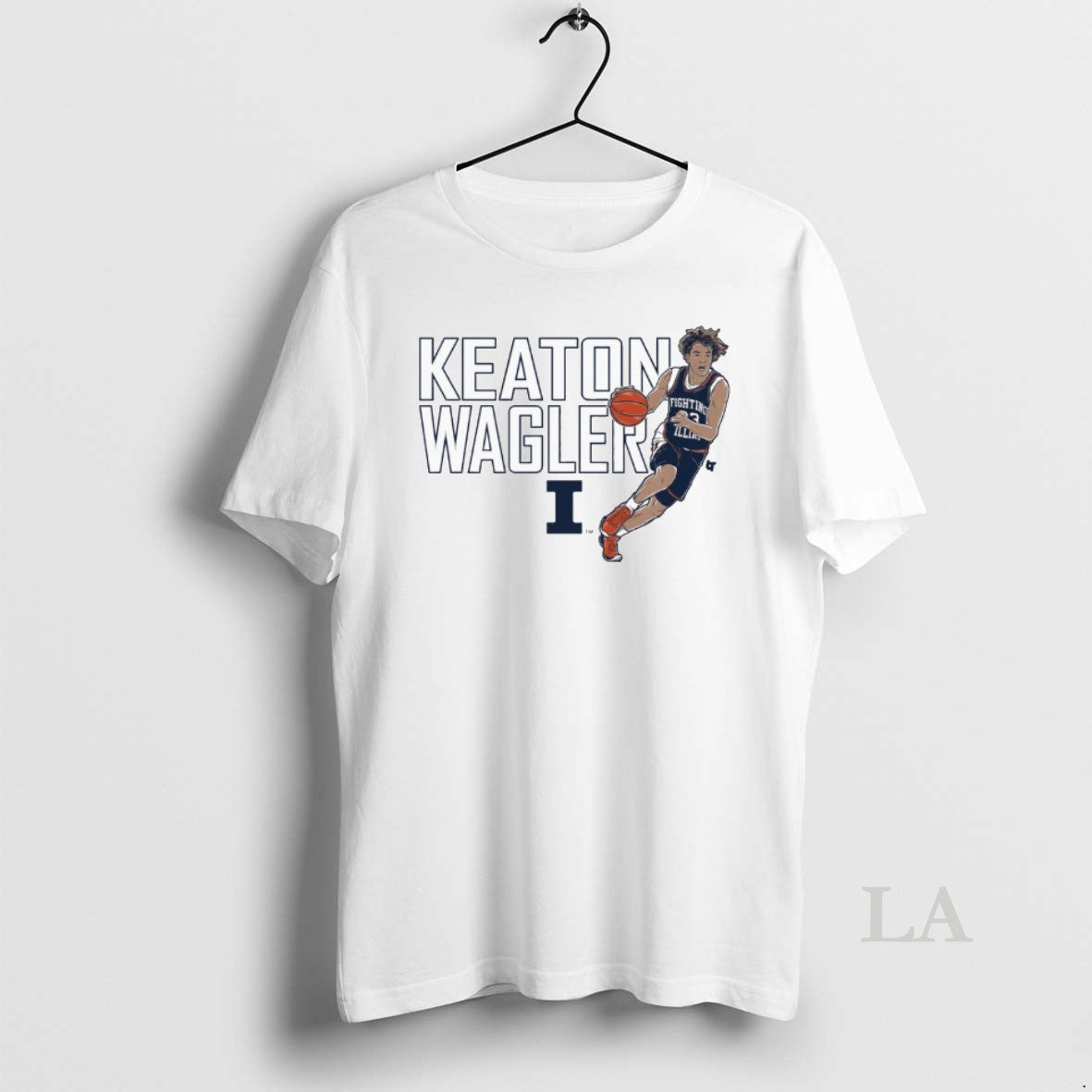 Original Illinois Fighting Illini Basketball Keaton Wagler Name Pose T-Shirts, Hoodie, Sweatshirt | HypeDripTees.com