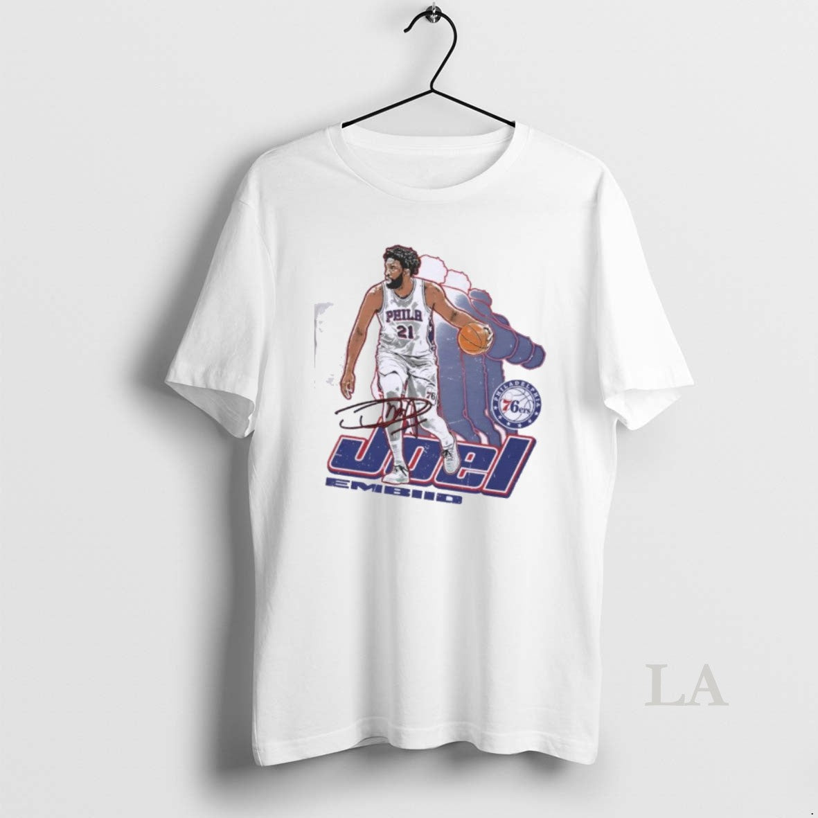 Original Joel Embiid 21 Philadelphia 76ers Retro Signature T-Shirts, Hoodie, Sweatshirt | HypeDripTees.com