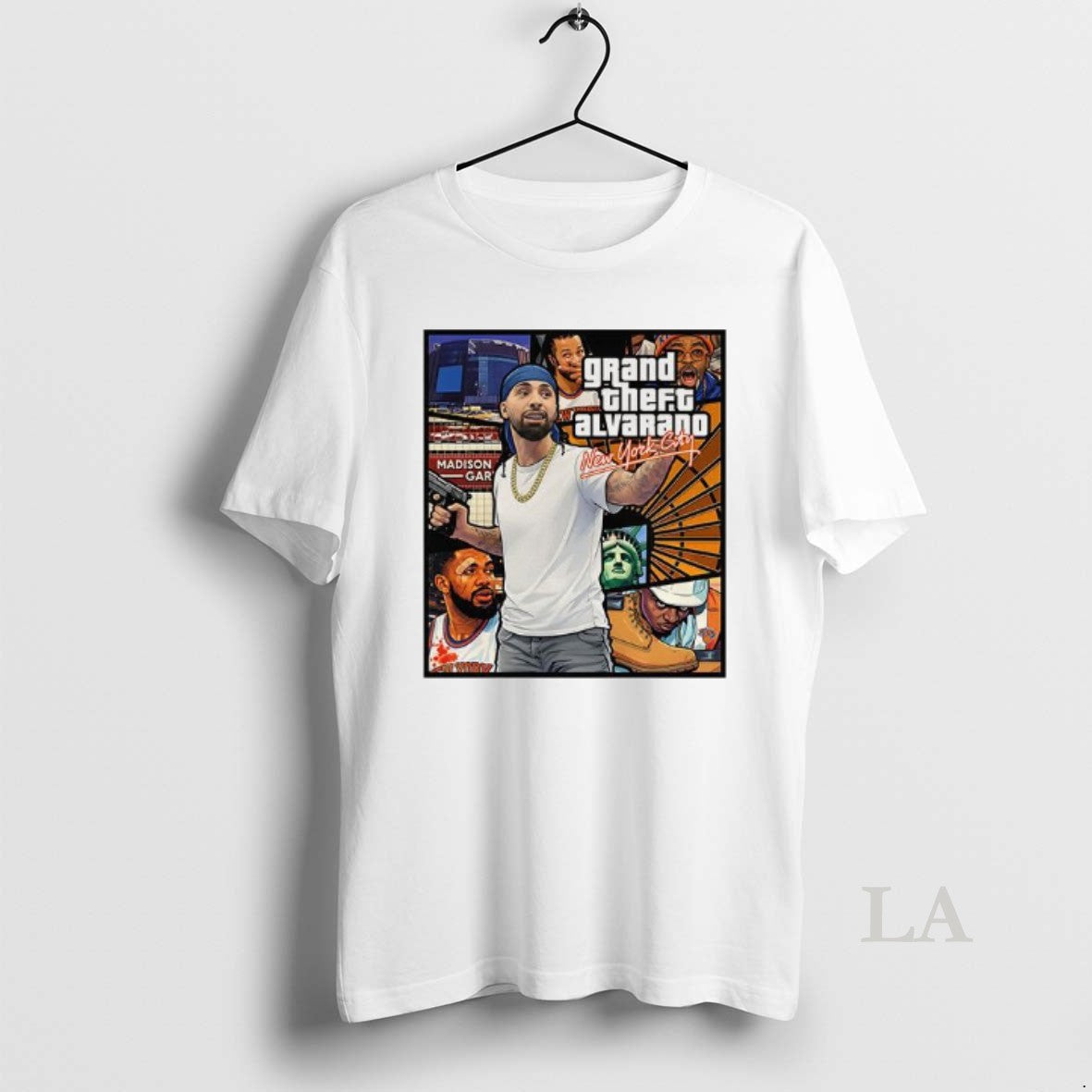 Original Jose Alvarado Nba Grand Theft Alvarado New York City T-Shirts, Hoodie, Sweatshirt | HypeDripTees.com