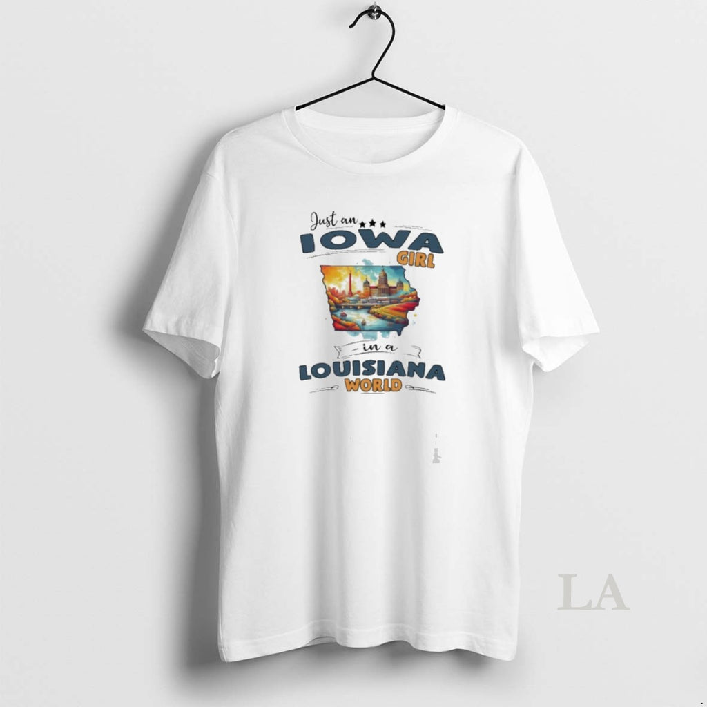 Original Just An Iowa Girl In A Louisiana World Retro