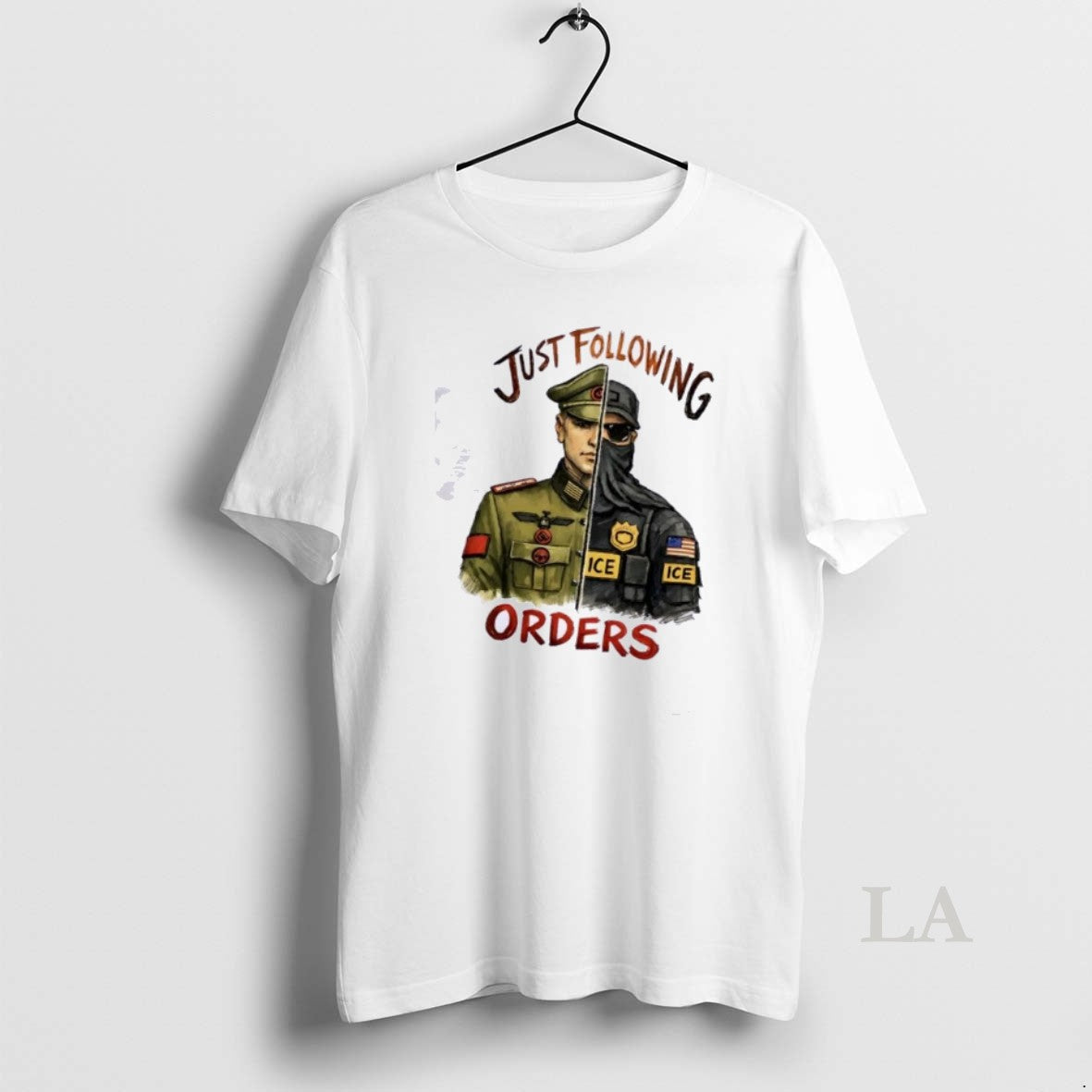 Original Just Following Orders Police Ice T-Shirts, Hoodie, Sweatshirt | HypeDripTees.com