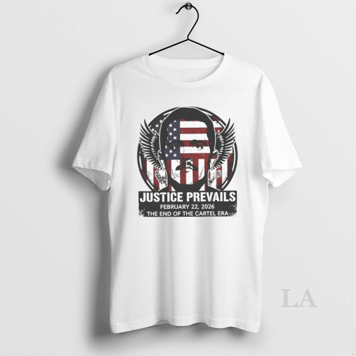 Original Justice Prevails El Mencho 2 22 2026 The End Of The Cartel Era Cjng T-Shirts, Hoodie, Sweatshirt | HypeDripTees.com