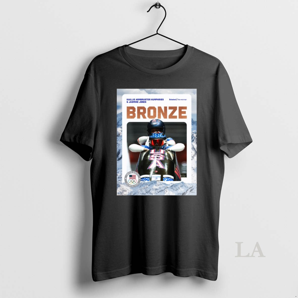Original Kaillie Armbruster Humphries And Jasmine Jones Bobsled Bronze Medal Winter 2026 Olympics T-Shirts, Hoodie,...