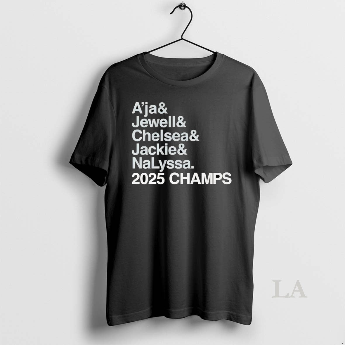 Original Las Vegas Aces Ampersand 2025 Champs Players