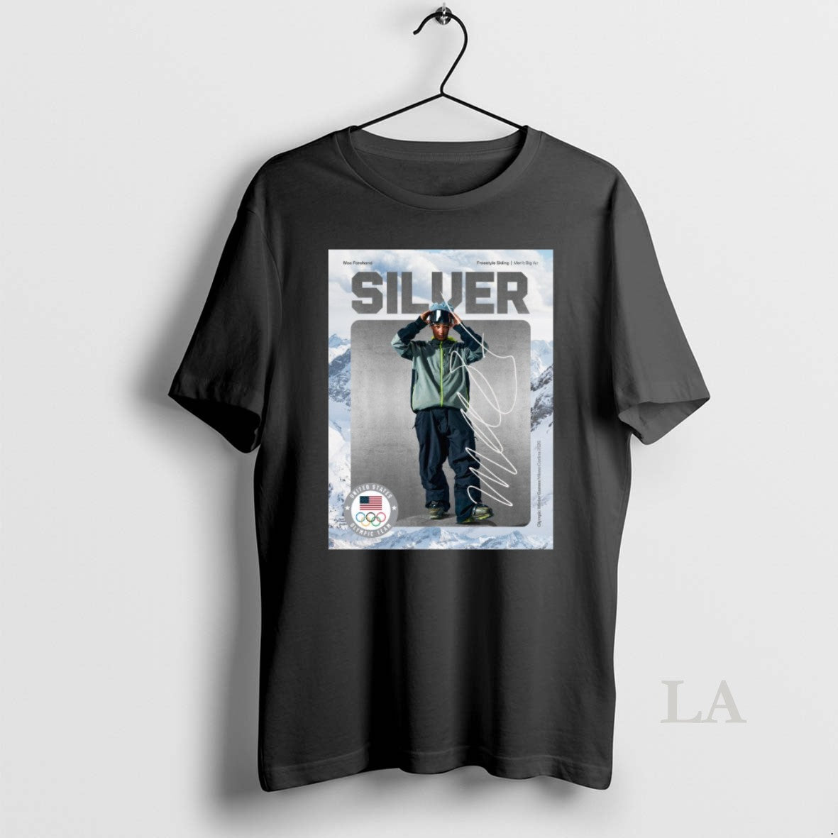 Original Mac Forehand Freestyle Skiing Mens Big Air Silver Signature T-Shirts, Hoodie, Sweatshirt | HypeDripTees.com