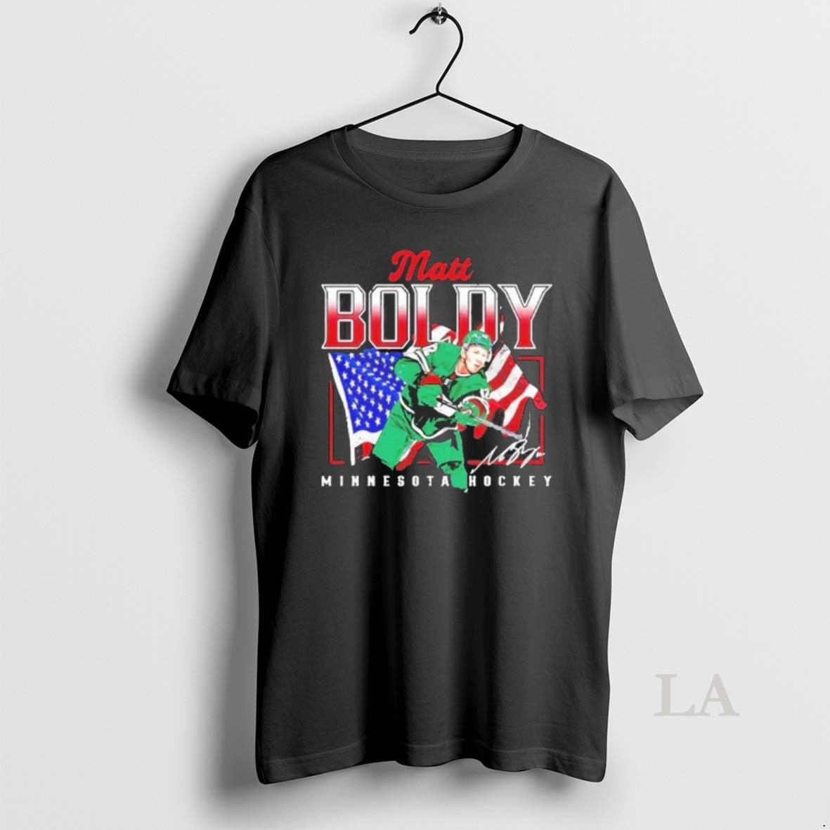 Original Matt Boldy Minnesota Wild Usa Flag Graphic T-Shirts, Hoodie, Sweatshirt | HypeDripTees.com