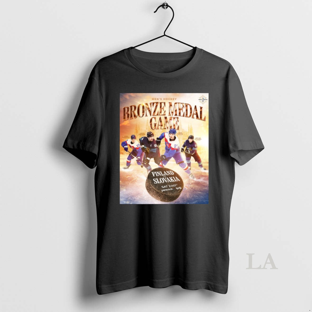 Original Mens Hockey Bronze Medal Game Finland Vs Slovakia 2026 T-Shirts, Hoodie, Sweatshirt | HypeDripTees.com
