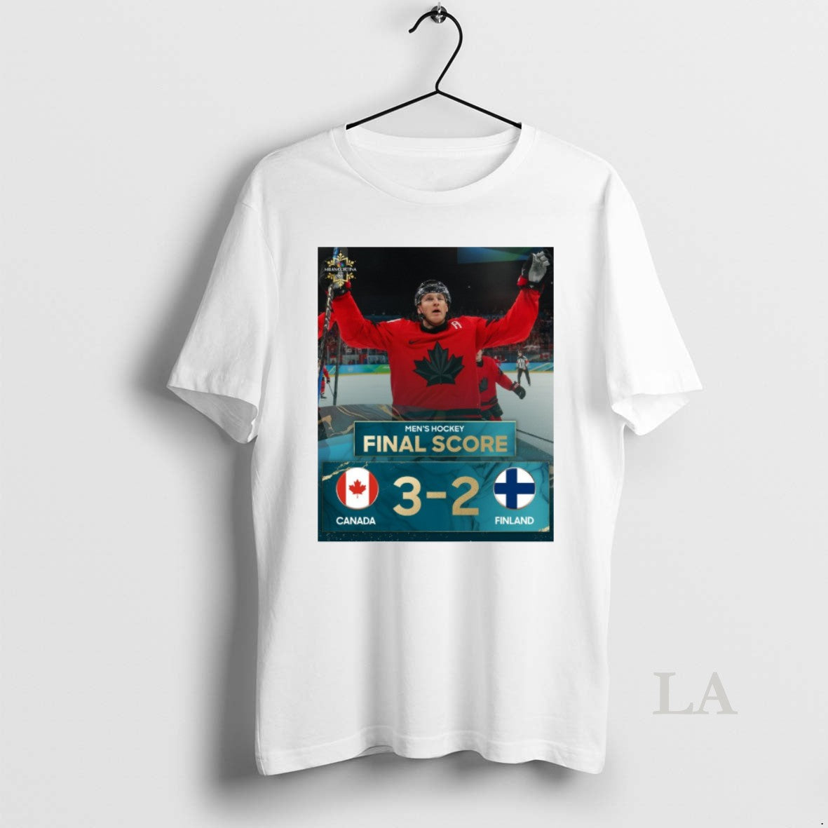 Original Mens Hockey Final Score 3 2 Canada Finland Winter Olympics 2026 T-Shirts, Hoodie, Sweatshirt | HypeDripTees.com