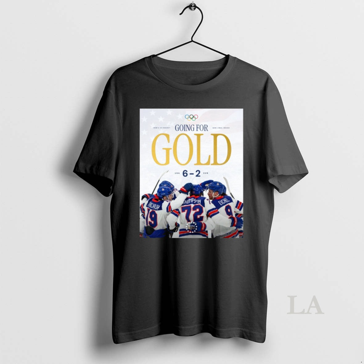 Original Mens Ice Hockey Semi Final Round Going For Gold Usa 6 2 Svk 2026 T-Shirts, Hoodie, Sweatshirt | HypeDripTees.com