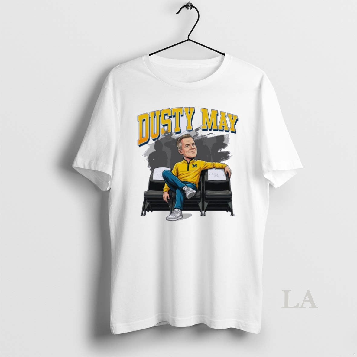Original Michigan Basketball Dusty May Aura Caricature T-Shirts, Hoodie, Sweatshirt | HypeDripTees.com