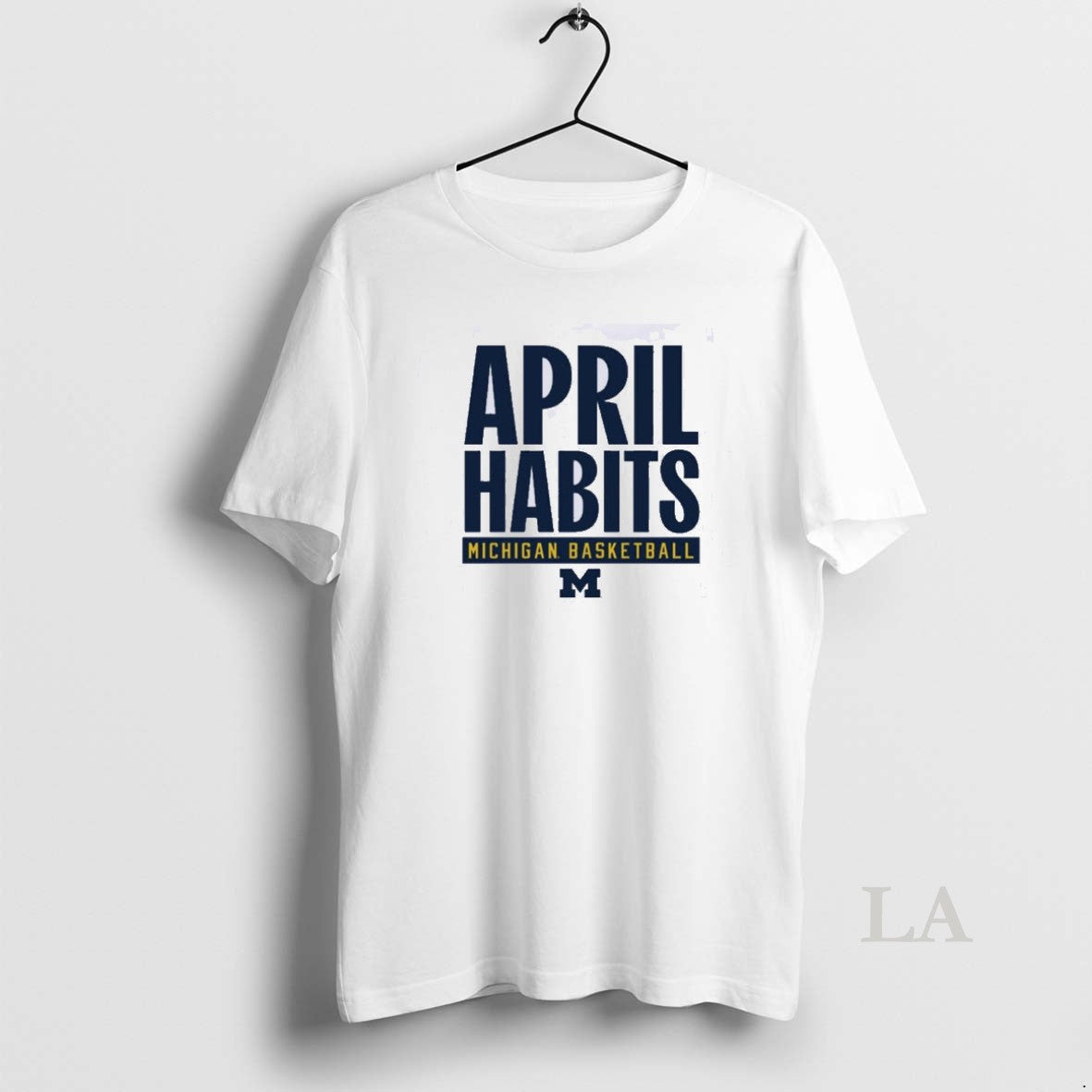 Original Michigan Mens Basketball April Habits Stacked T-Shirts, Hoodie, Sweatshirt | HypeDripTees.com