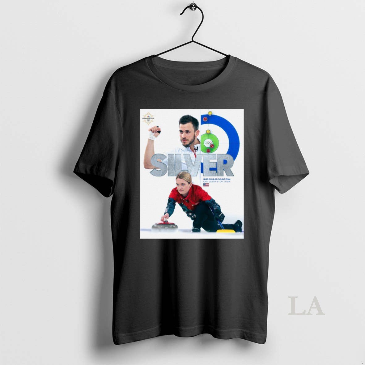 Original Mixed Doubles Curling Final Korey Dropkin And Cory Thiesse Silver Medal T-Shirts, Hoodie, Sweatshirt