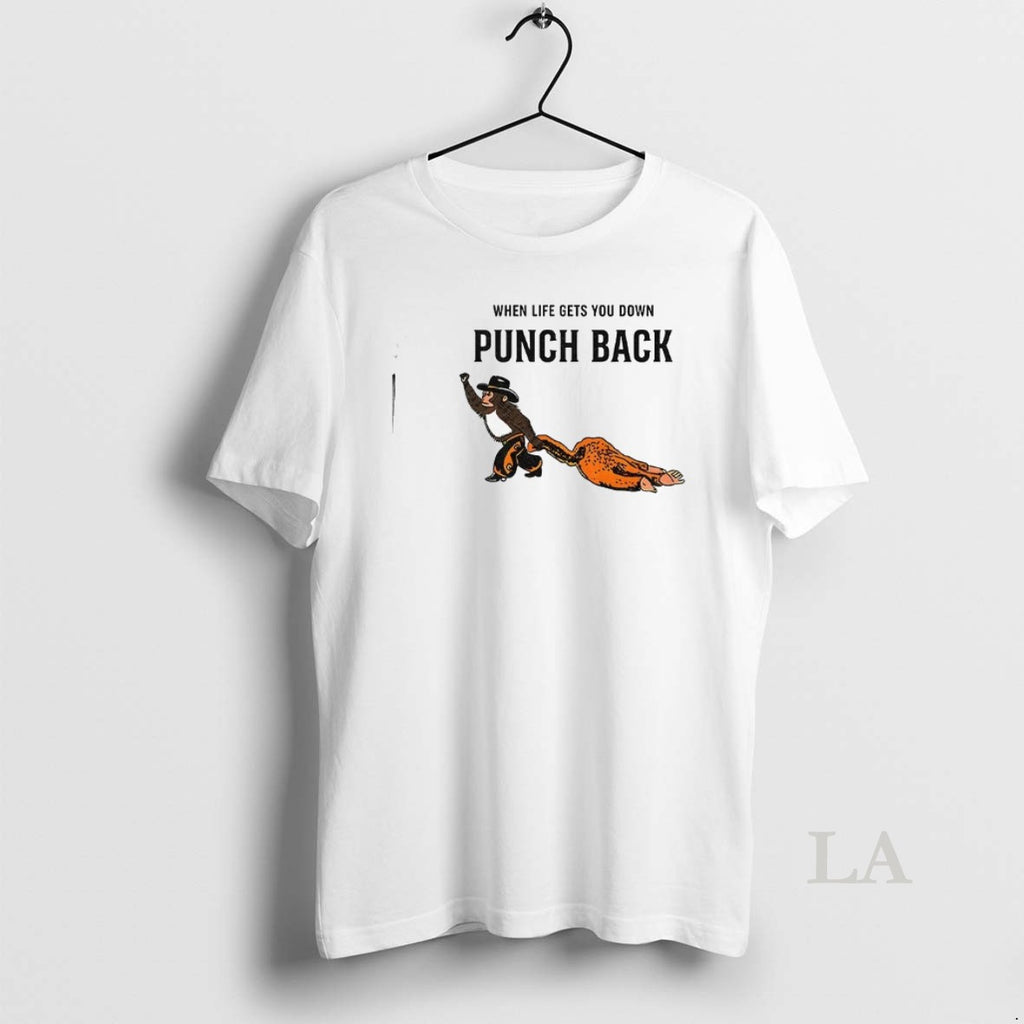 Original Monkey Punch When Life Gets You Down Punch Back