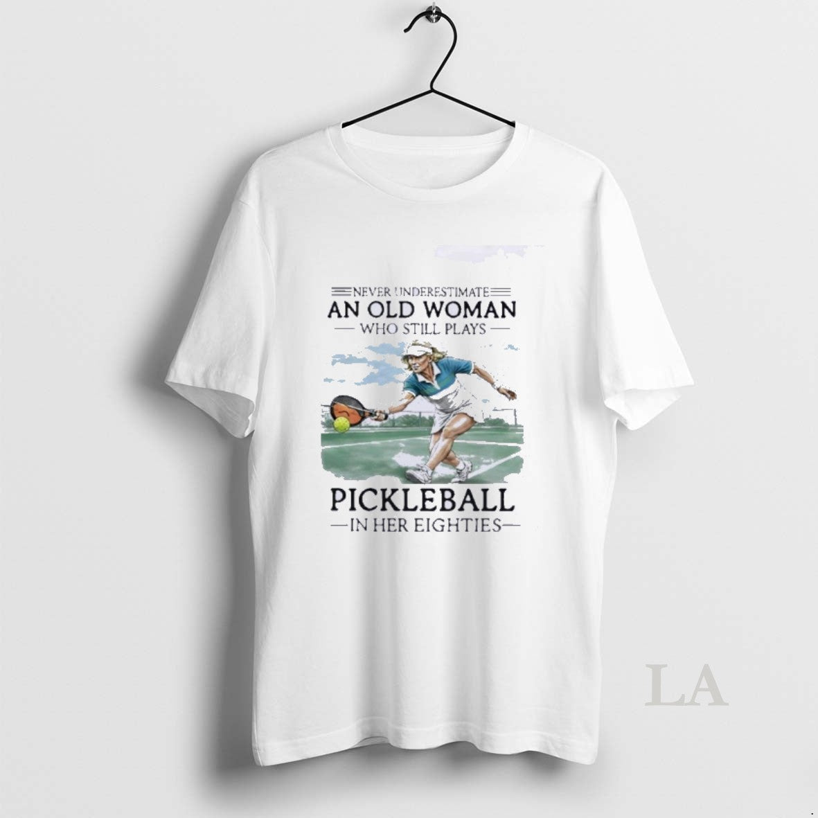 Original Never Underestimate An Old Woman Who Still Plays Pickleball In Her Eighties Retro T-Shirts, Hoodie, Sweatshirt