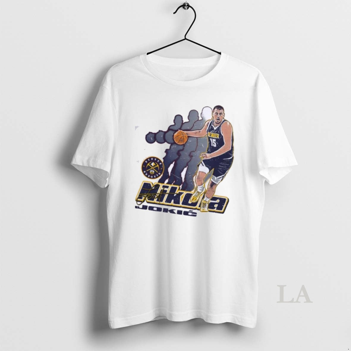 Original Nikola Jokic 15 Denver Nuggets Retro Signature T-Shirts, Hoodie, Sweatshirt | HypeDripTees.com