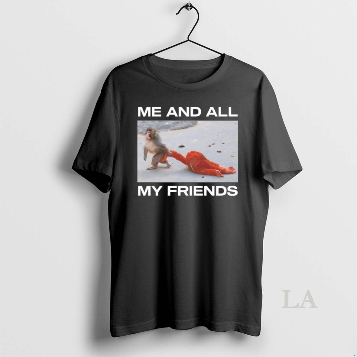 Original Punch Kun Monkey Me And All My Friends T-Shirts, Hoodie, Sweatshirt | HypeDripTees.com