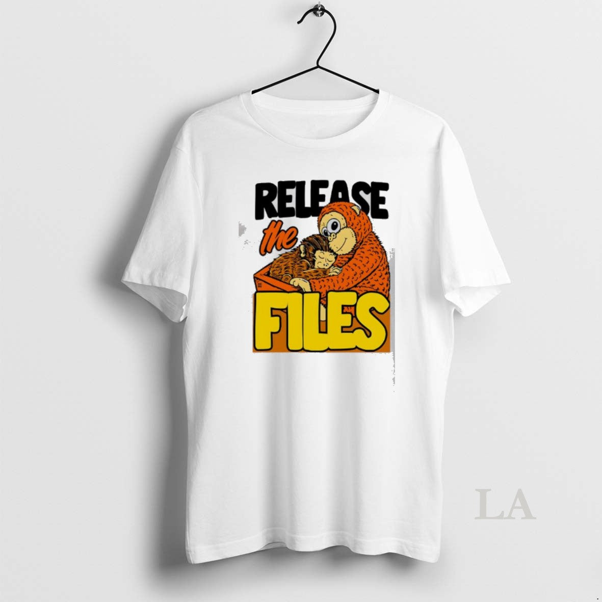 Original Release The Files Mother And Baby Monkey T-Shirts, Hoodie, Sweatshirt | HypeDripTees.com