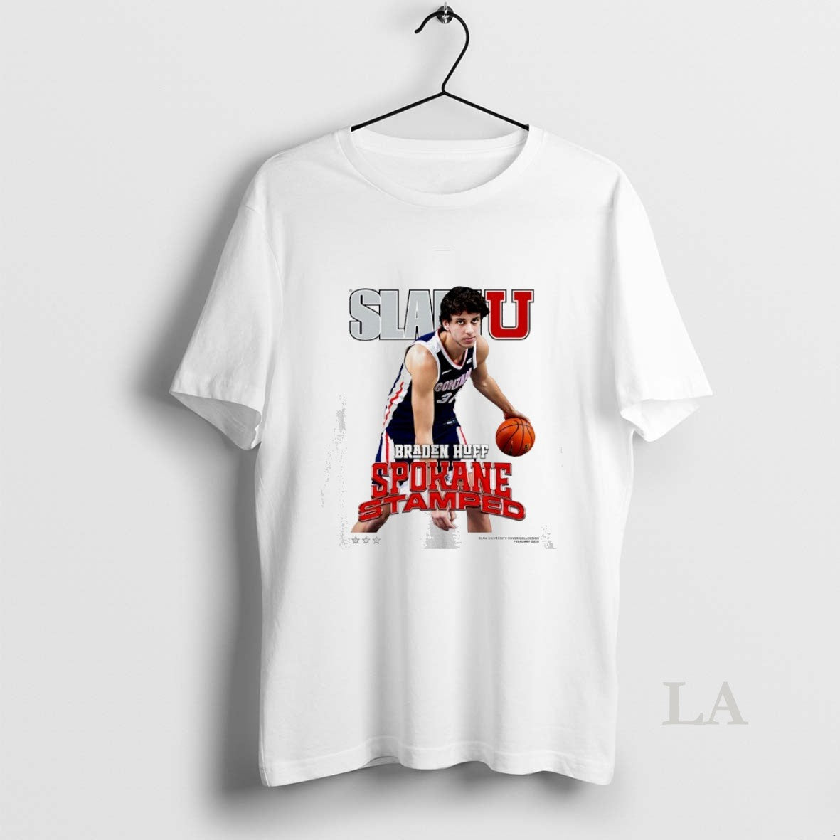 Original Slam Gonzaga Bulldogs Braden Huff Spokane Stamped T-Shirts, Hoodie, Sweatshirt | HypeDripTees.com