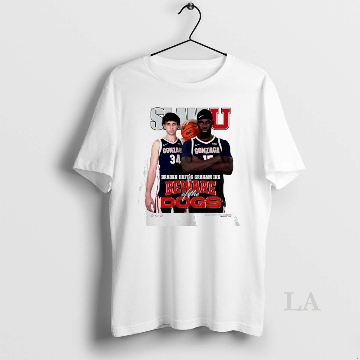Original Slam Gonzaga Bulldogs Braden Huff And Graham Ike Beware Of The Dogs T-Shirts, Hoodie, Sweatshirt | HypeDripTees.com