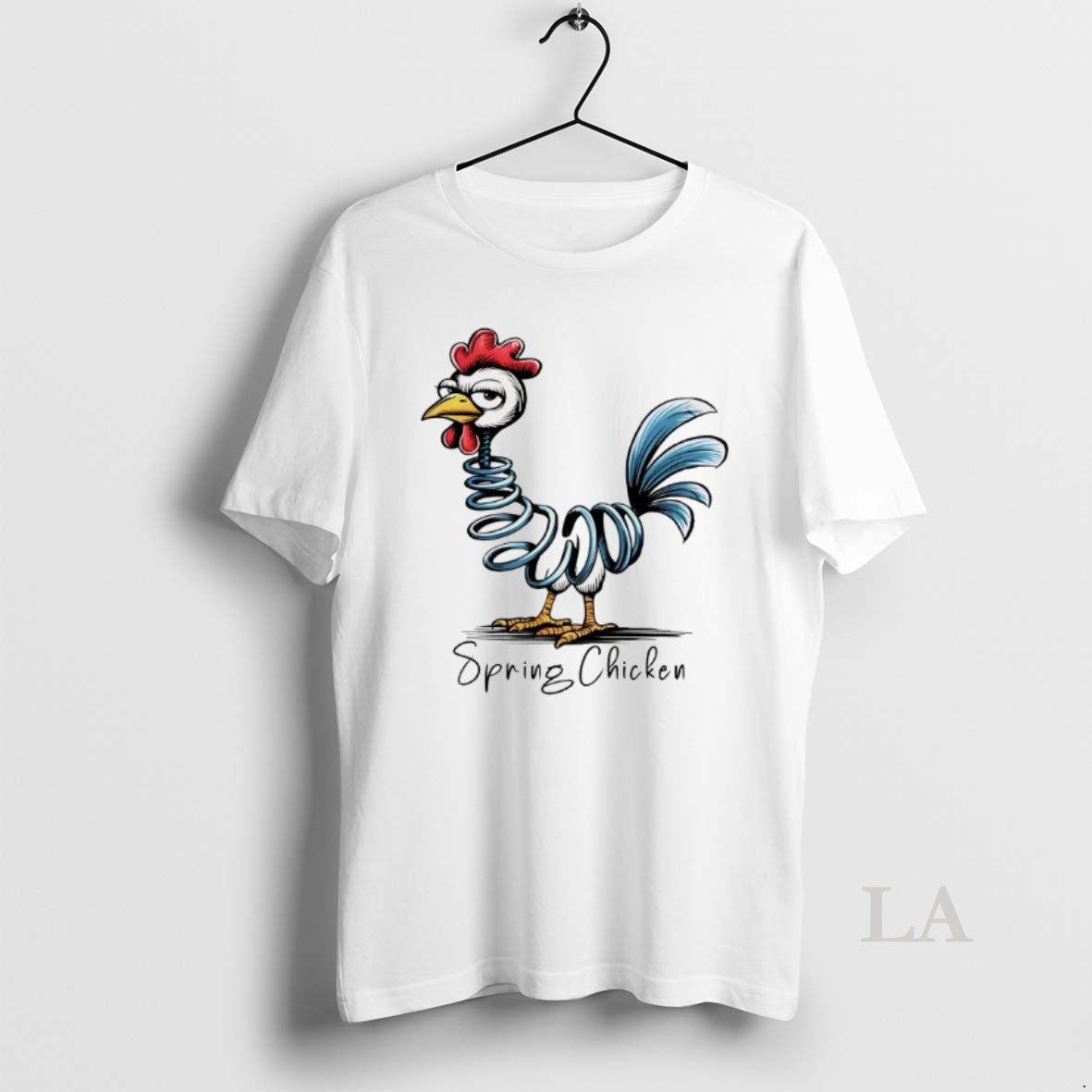 Original Spring Chicken Embroidery T-Shirts, Hoodie, Sweatshirt | HypeDripTees.com