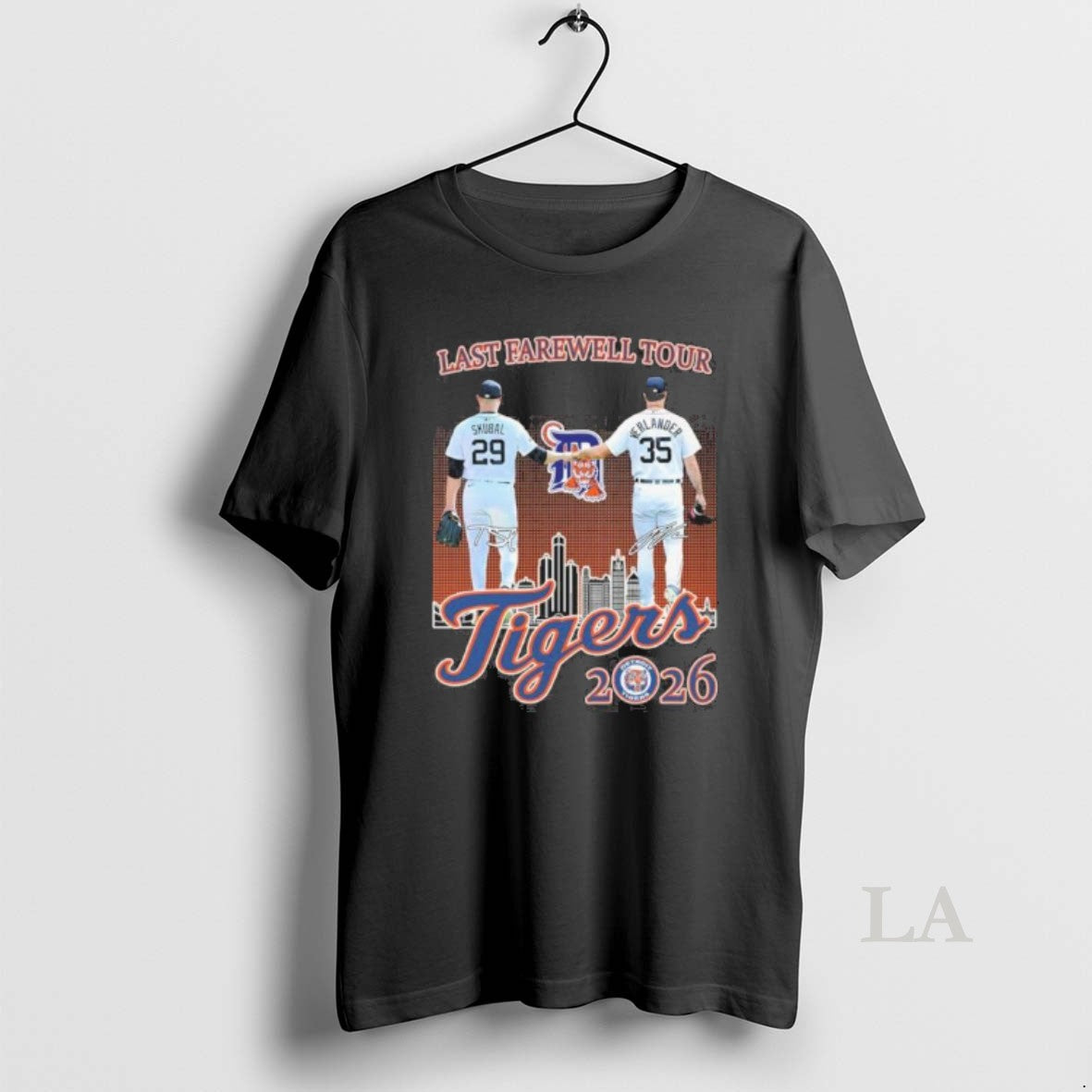 Original Tarik Skubal And Justin Verlander Last Farewell Tour 2026 T-Shirts, Hoodie, Sweatshirt | HypeDripTees.com