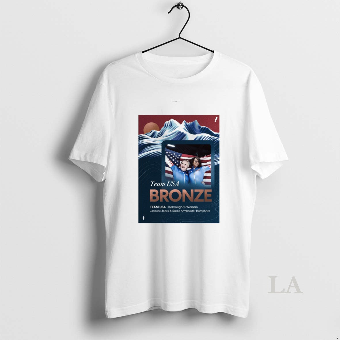 Original Team Usa Bronze Bobsleigh 2 Woman Jasmine Jones And Kaillie Armbruster Humphries T-Shirts, Hoodie, Sweatshirt