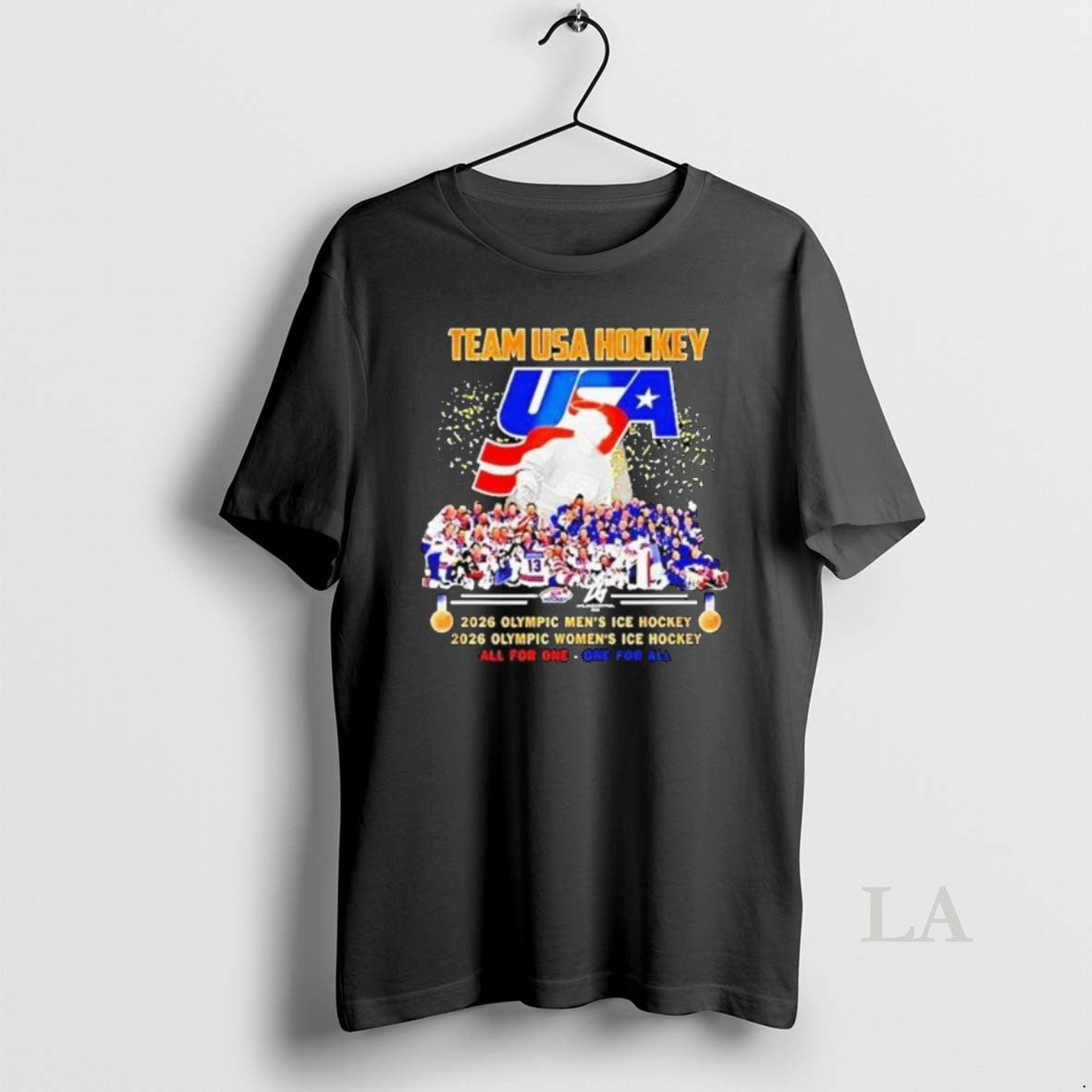 Original Team Usa Hockey 2026 Olympic Mens And Womens Ice Hockey All For One One T-Shirts, Hoodie, Sweatshirt