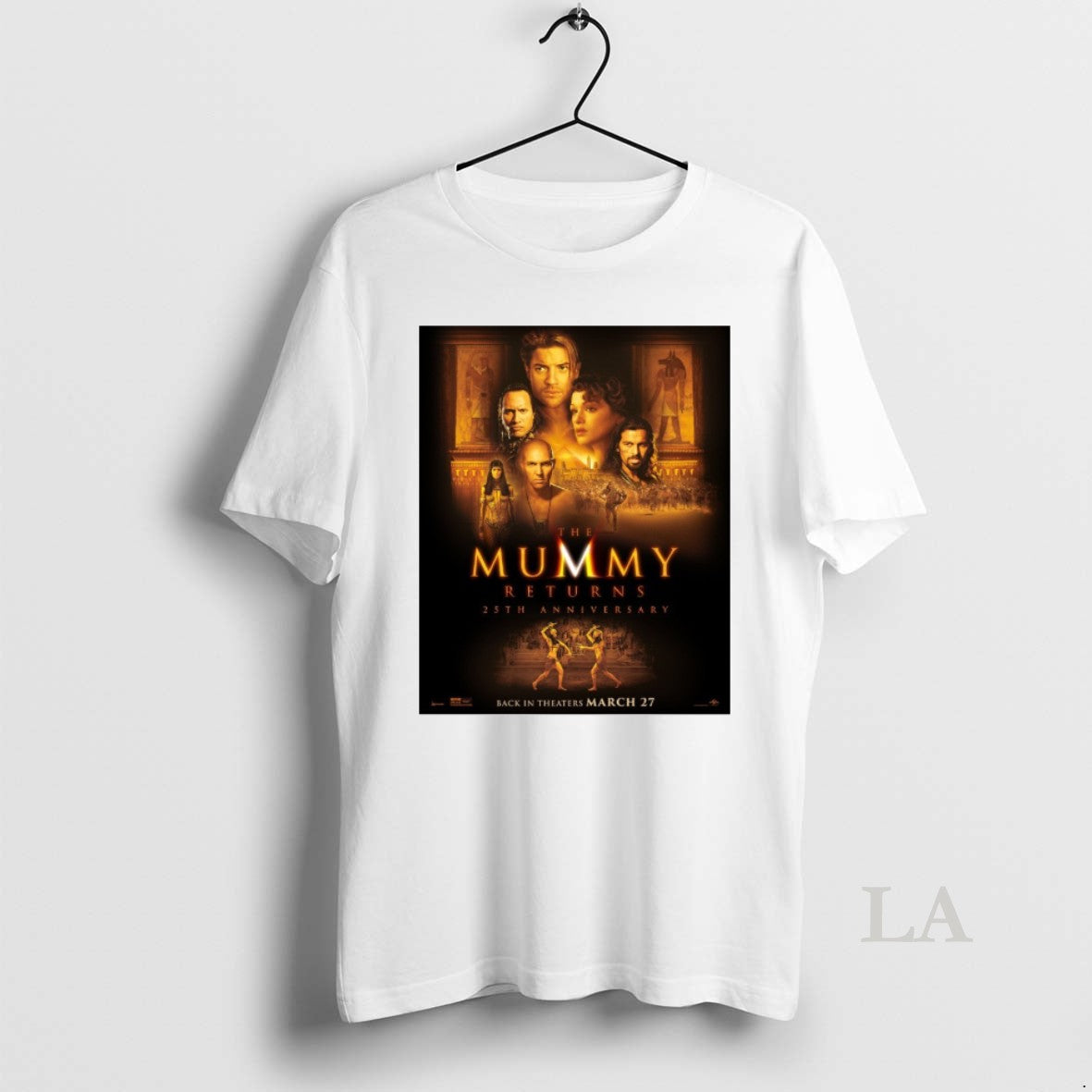 Original The Mummy Returns 25th Anniversary Back In Theaters March 27 T-Shirts, Hoodie, Sweatshirt | HypeDripTees.com