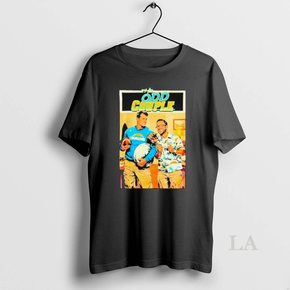 Original The Odd Couple Chargers Jim Harbaugh Ben Herbert Vintage Sports Comedy T-Shirts, Hoodie, Sweatshirt