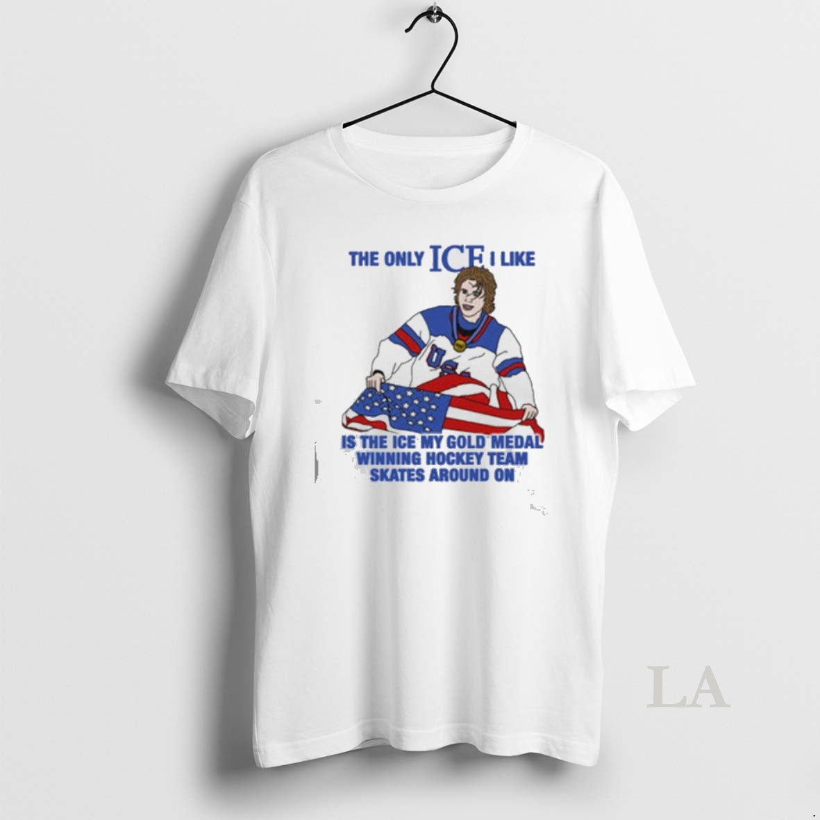 Original The Only Ice I Like Is The Ice My Gold Medal Winning Hockey Team T-Shirts, Hoodie, Sweatshirt | HypeDripTees.com