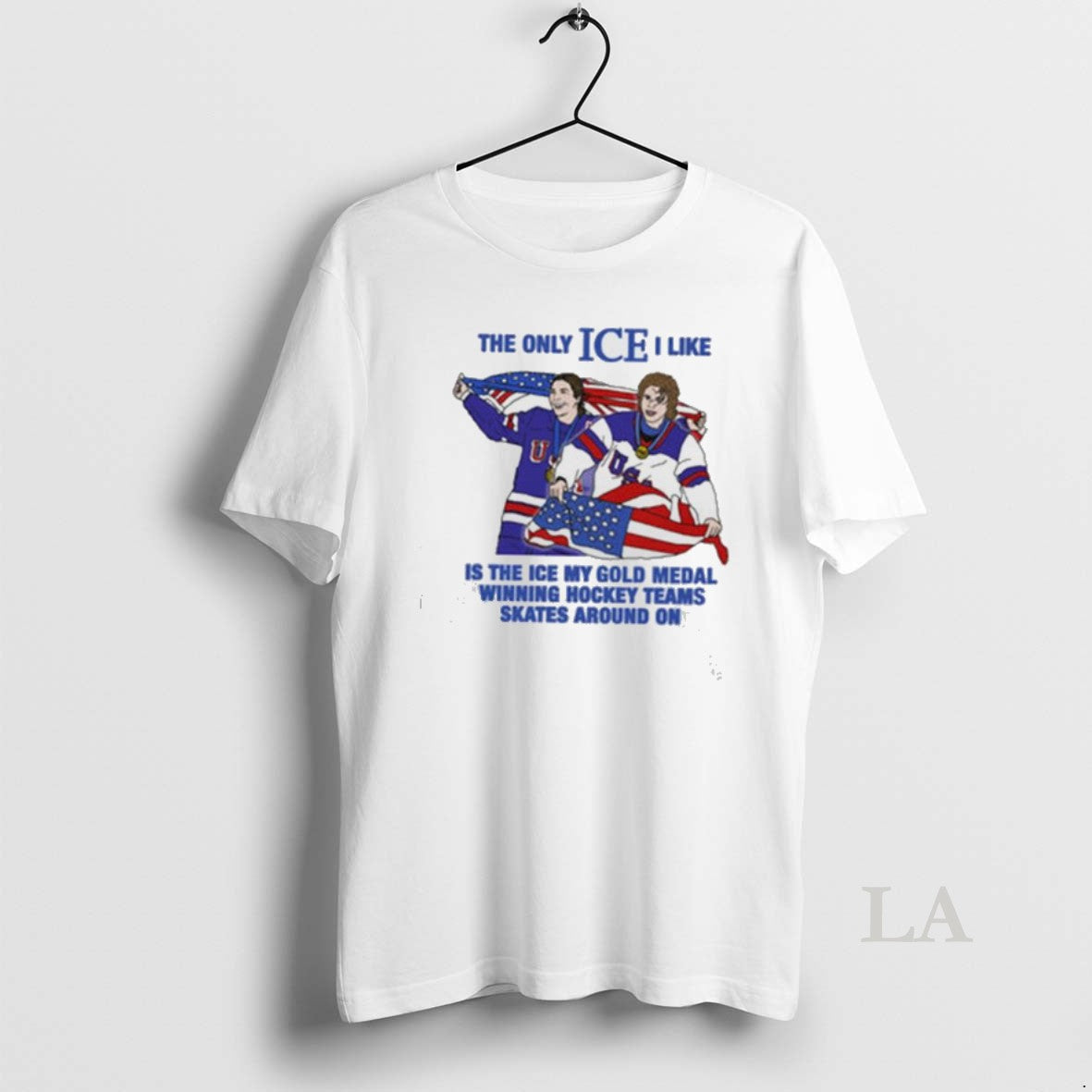 Original The Only Ice I Like Is The Ice My Gold Medal Winning Hockey Teams T-Shirts, Hoodie, Sweatshirt | HypeDripTees.com