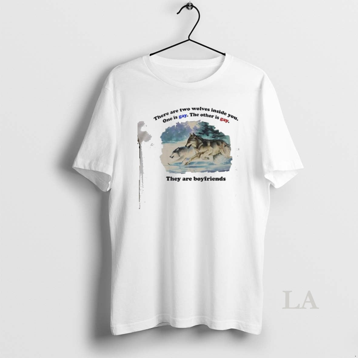 Original There Are Two Wolves Inside You They Are Boyfriends T-Shirts, Hoodie, Sweatshirt | HypeDripTees.com
