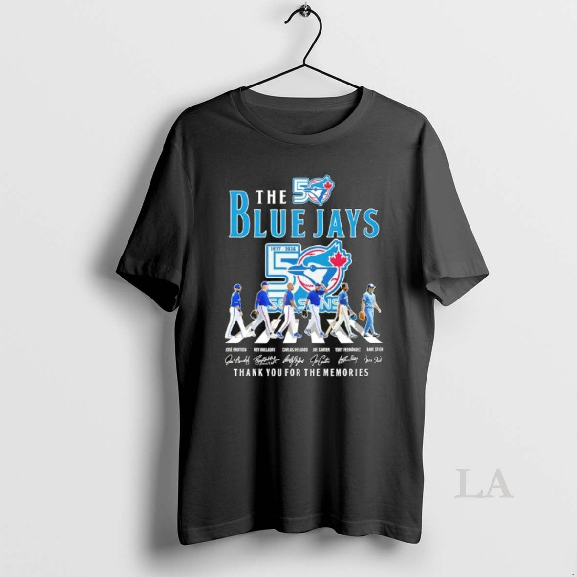 Original Toronto Blue Jays Jose Bautista And Legends Abbey Road Thank You For The Memories T-Shirts, Hoodie, Sweatshirt