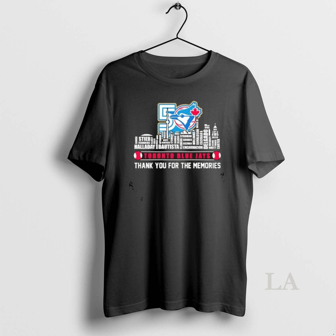 Original Toronto Blue Jays Names Legends City Thank You For The Memories Skyline T-Shirts, Hoodie, Sweatshirt