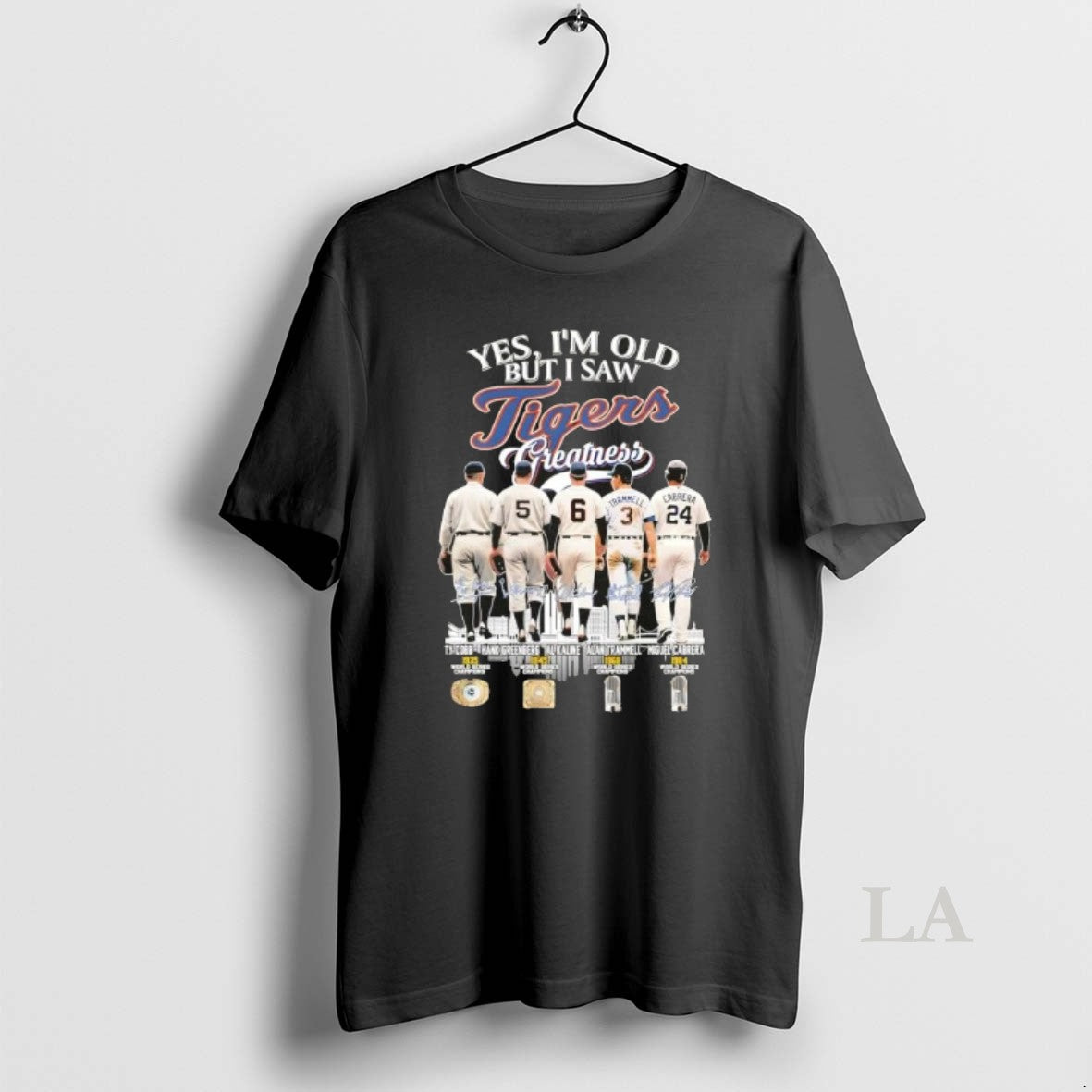 Original Ty Cobb And Legends Yes Im Old But I Saw Detroit Tigers Greatness City T-Shirts, Hoodie, Sweatshirt