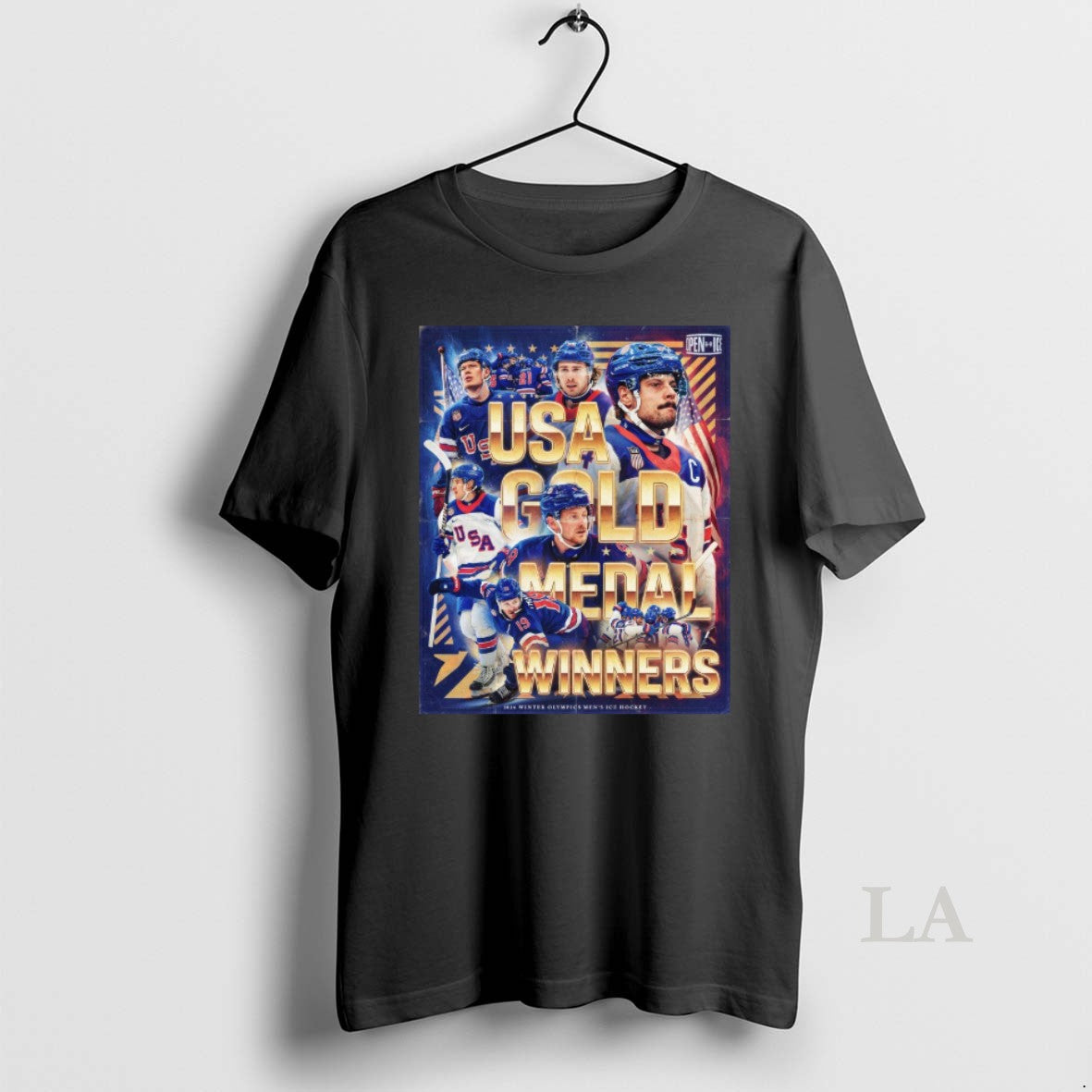 Original Usa Gold Medal Winners 2026 Winter Olympics Mens Ice Hockey Open Ice T-Shirts, Hoodie, Sweatshirt | HypeDripTees.com