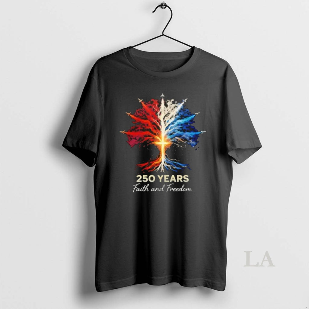 Original Usa Semiquincentennial 250 Years Faith And Freedom 1776_e2_80_932026 Patriotic Cross Fireworks