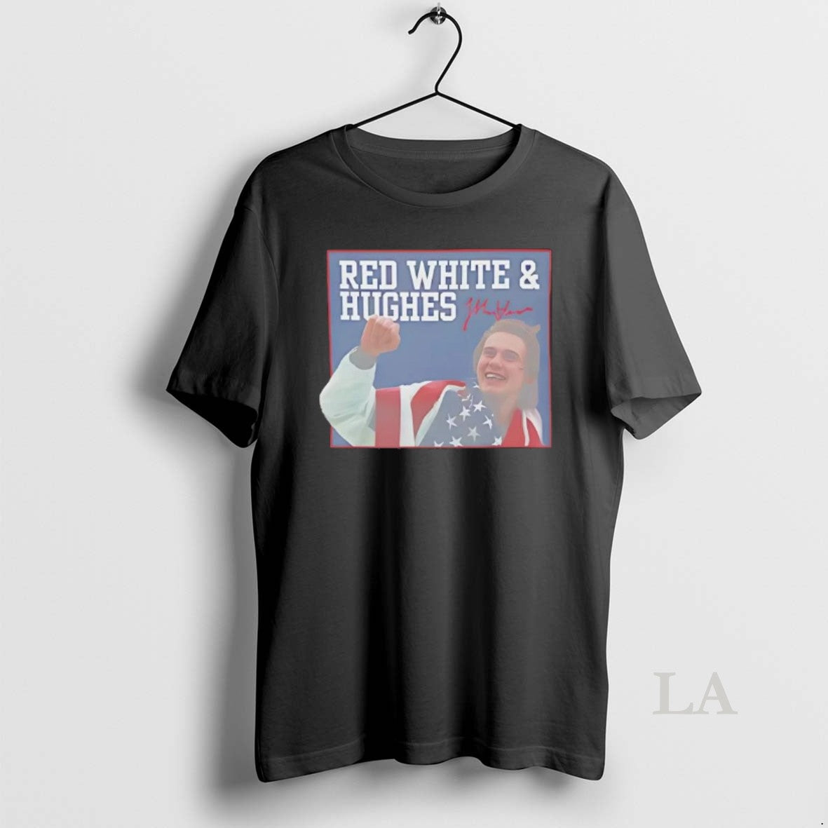 Original Usa Hockey Red White And Jack Hughes Signature T-Shirts, Hoodie, Sweatshirt | HypeDripTees.com