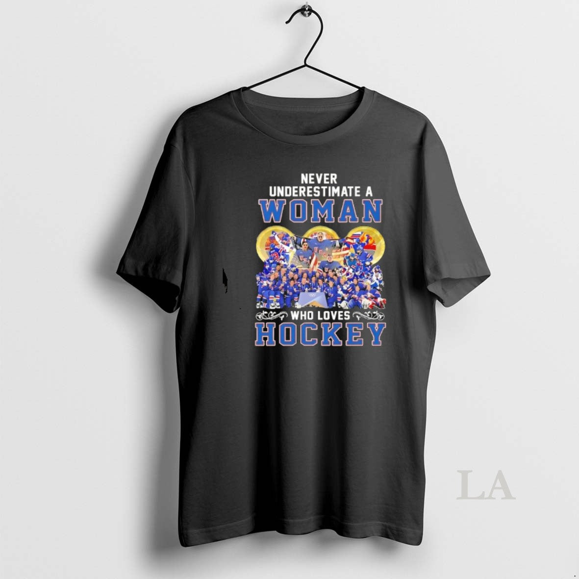 Original Usa Team Never Underestimate A Woman Who Loves Hockey T-Shirts, Hoodie, Sweatshirt | HypeDripTees.com
