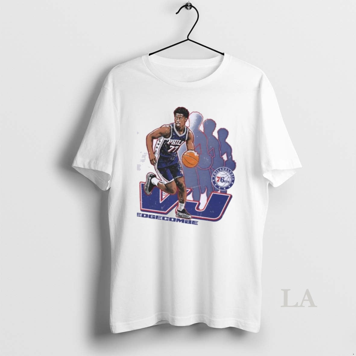 Original Vj Edgecombe Philadelphia 76ers Basketball Retro Signature T-Shirts, Hoodie, Sweatshirt | HypeDripTees.com