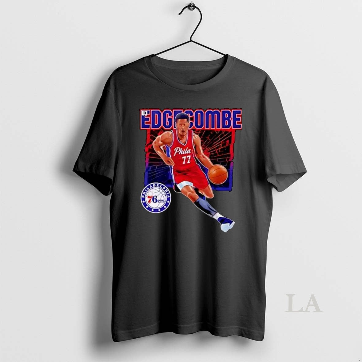 Original Vj Edgecombe Philadelphia 76ers Basketball Player Action Graphic T-Shirts, Hoodie, Sweatshirt | HypeDripTees.com