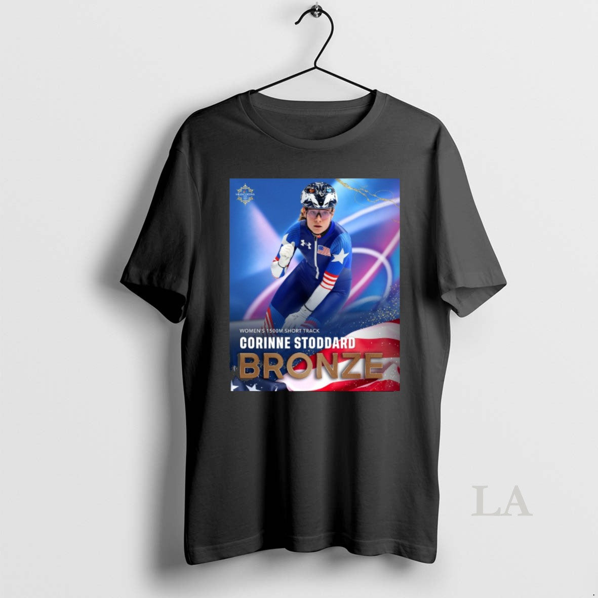 Original Womens 1500m Short Track Corinne Stoddard Bronze Medal Milan Cortina 2026 Winter Olympics T-Shirts, Hoodie,...