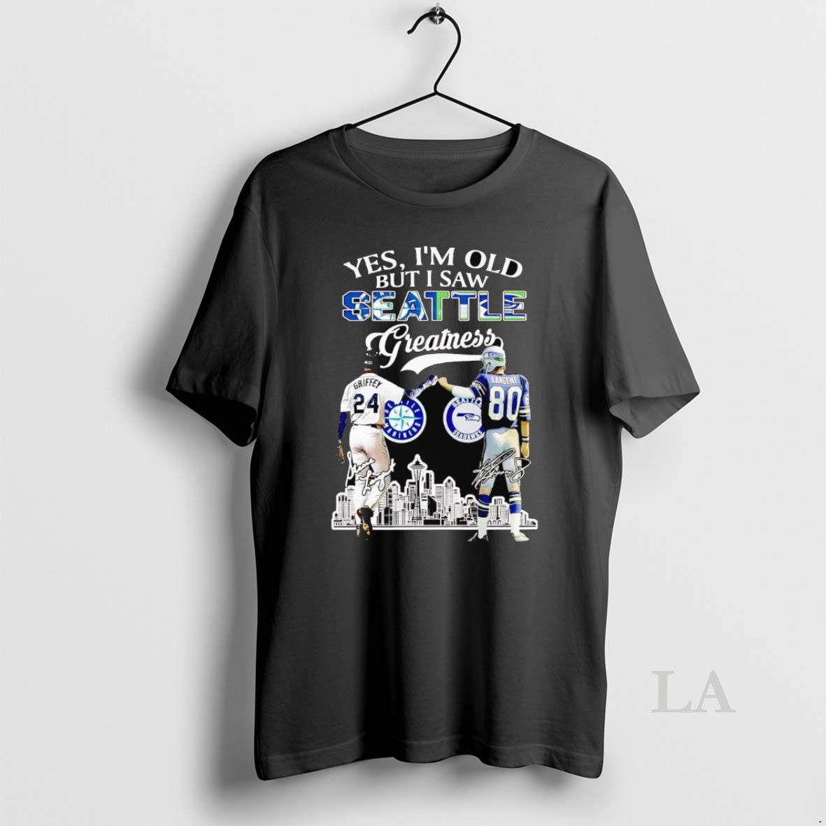 Original Yes Im Old But I Saw Seattle Greatness Griffey And Largent