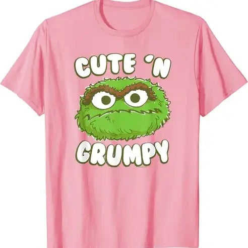 Oscar the Grouch Cute 'n' Grumpy T-Shirt Hoodie, Sweatshirt | HypeDripTees.com