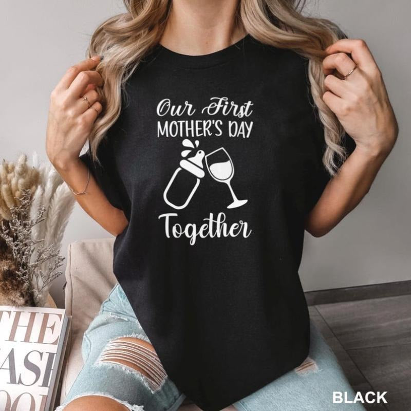 Our First Mother's Day Shirt, , Mothers Day Shirt, Mother's Day, Mommy And Baby, Mother's Day Gift, Family Matching Tee...