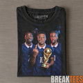 Ousmane Dembélé & Kylian Mbappé & Michael Olise France Smoke Tee