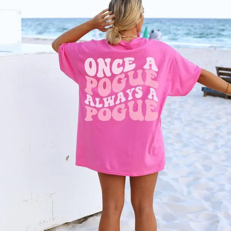 Outer Banks Aesthetic Shirt, Pogue Life, Once A Pogue, Always A Pogue, Obx Shirt, Outer Banks, Obx Nc, Pogue Aesthetic...