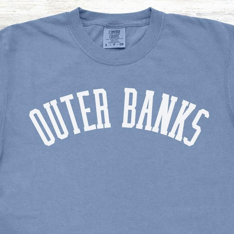 Outer Banks Shirt, North Carolina Vacation Travel Shirt, Outer Banks Preppy Summer Shirt, Obx Trendy Beach Shirt For Teen...