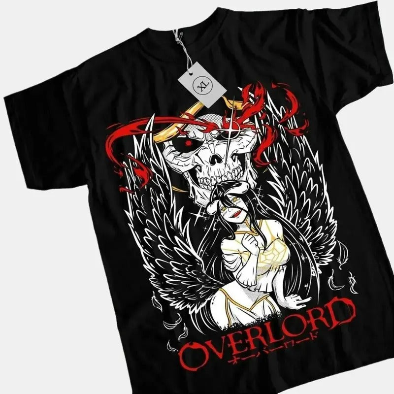 Overlord Ainz T-shirt & Sweatshirt, Ooal Gown Albedo Overlord Graphic Tee, Anime Manga Lover Gifts Hoodie | HypeDripTees.com