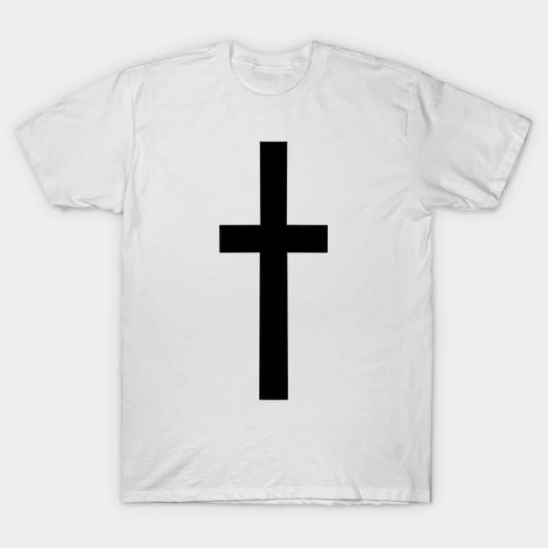 Oversized Cross Design T-Shirt: Urban Fashion Essential Hoodie, Sweatshirt | HypeDripTees.com